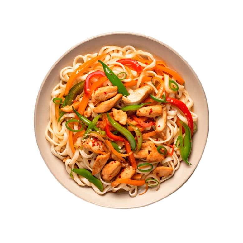 Удон с цыпленком