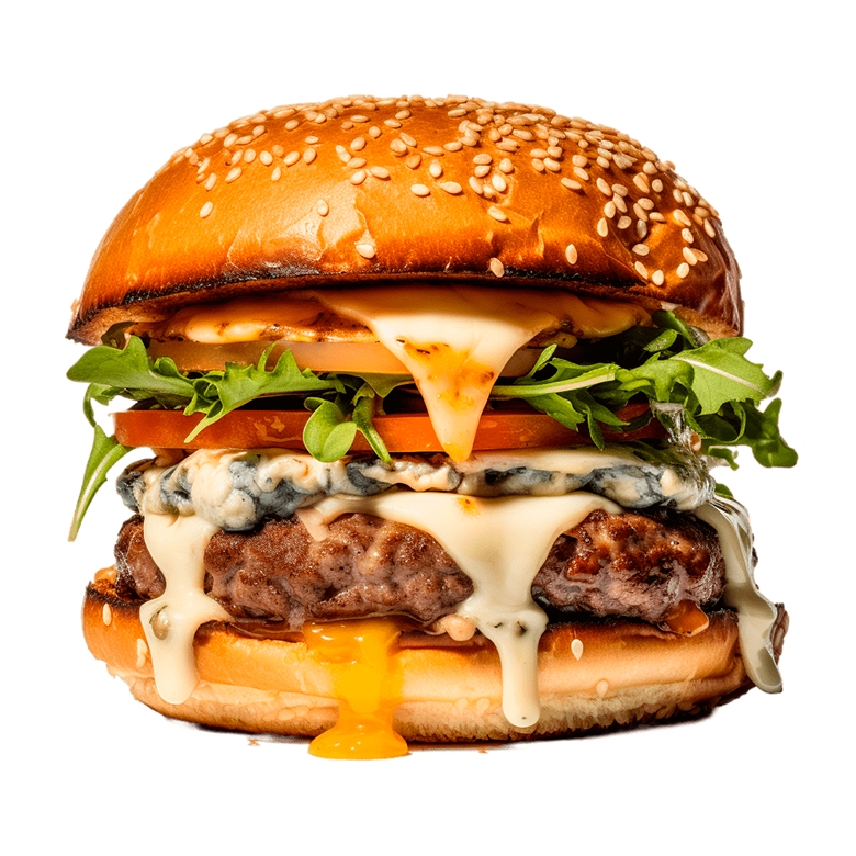 Бургер 4 сыра